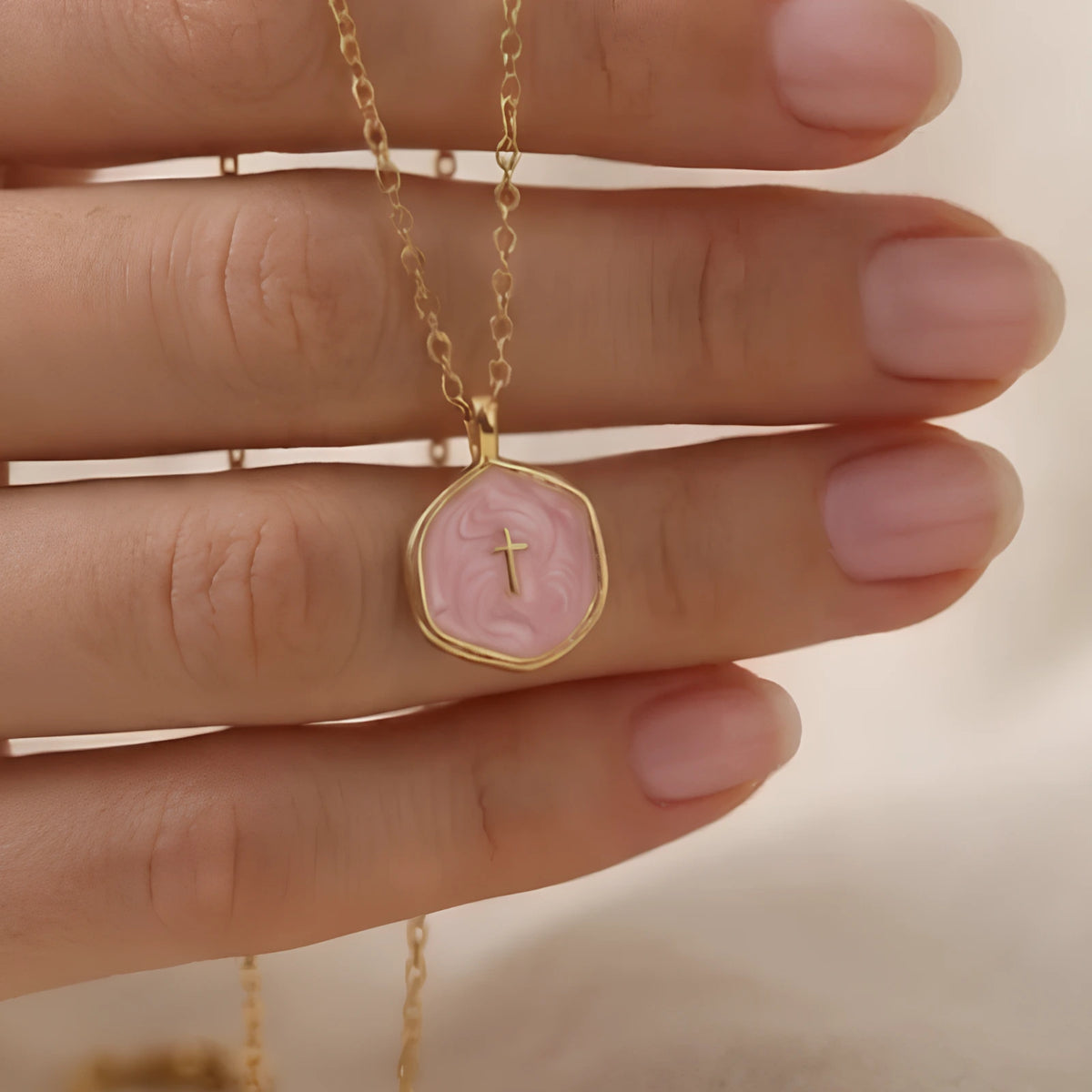 Celest Cross Necklace