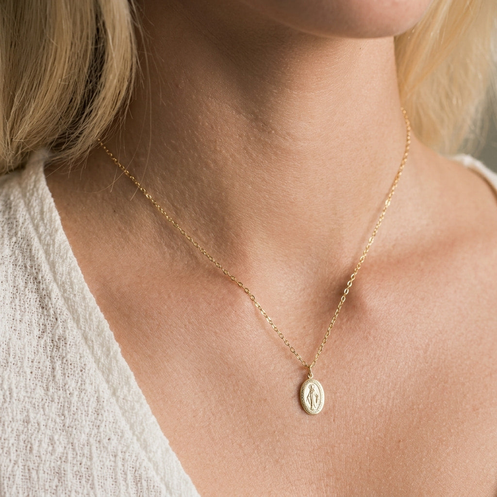 Virgin Mary Necklace