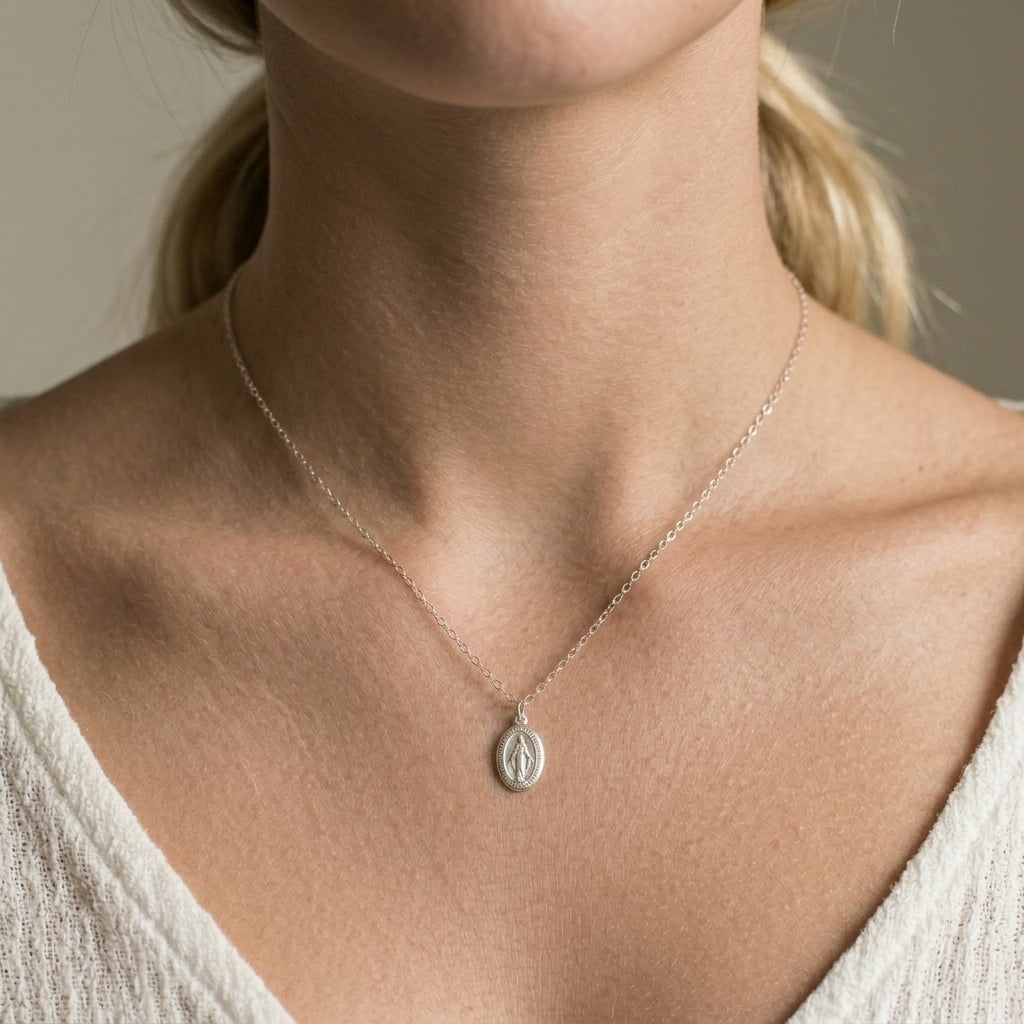 Virgin Mary Necklace
